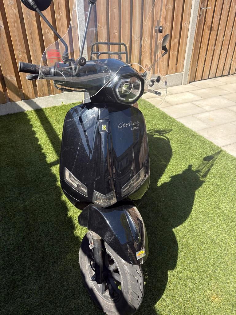 Gerray Luna Scooter - Blauw Kenteken, Fietsen en Brommers, Ophalen, Gebruikt, Benzine, Overige merken