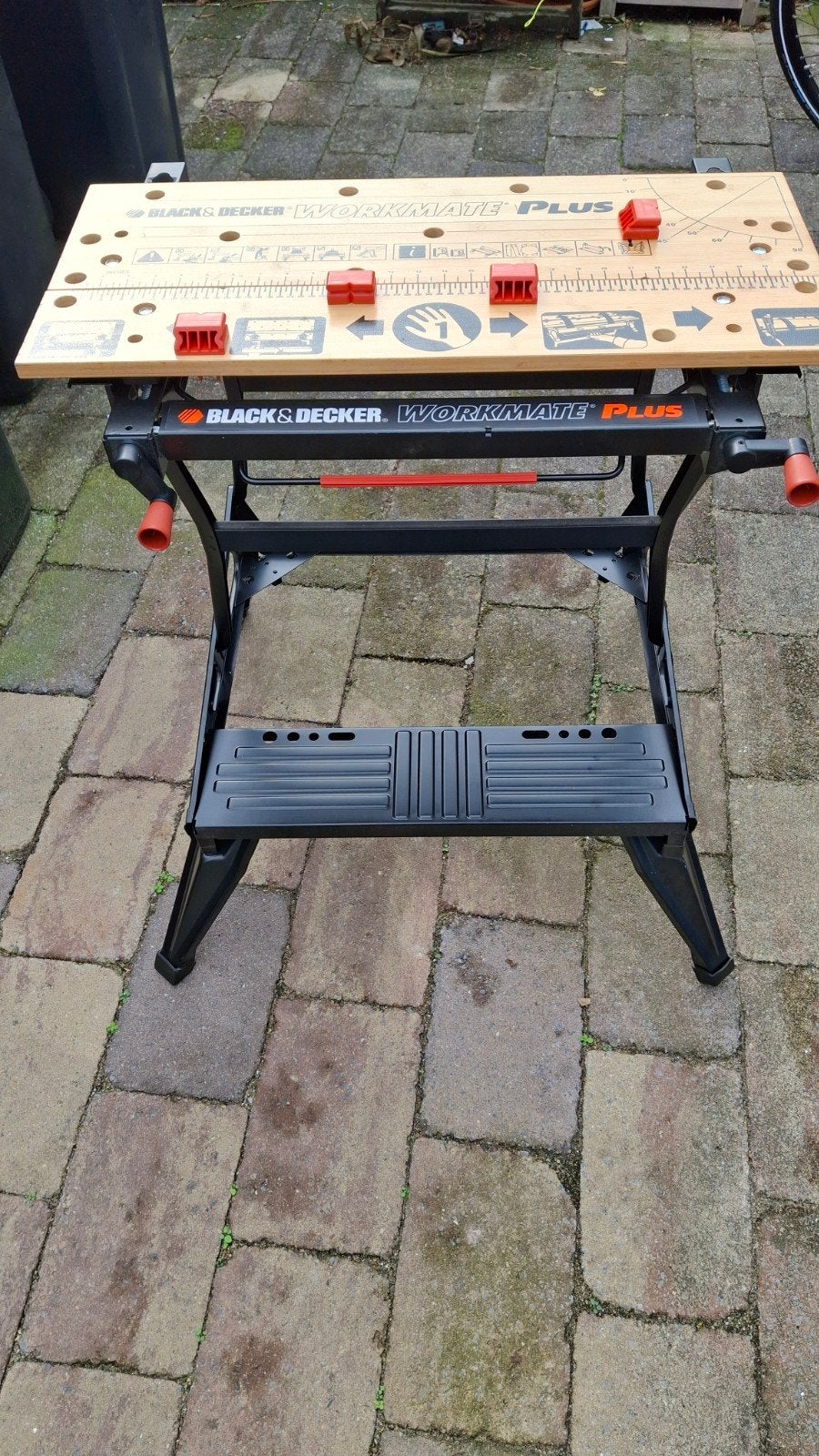 Nieuwe Black & Decker Workmate Plus werkbank, Ophalen, Nieuw, 70 tot 120 cm, Inklapbaar