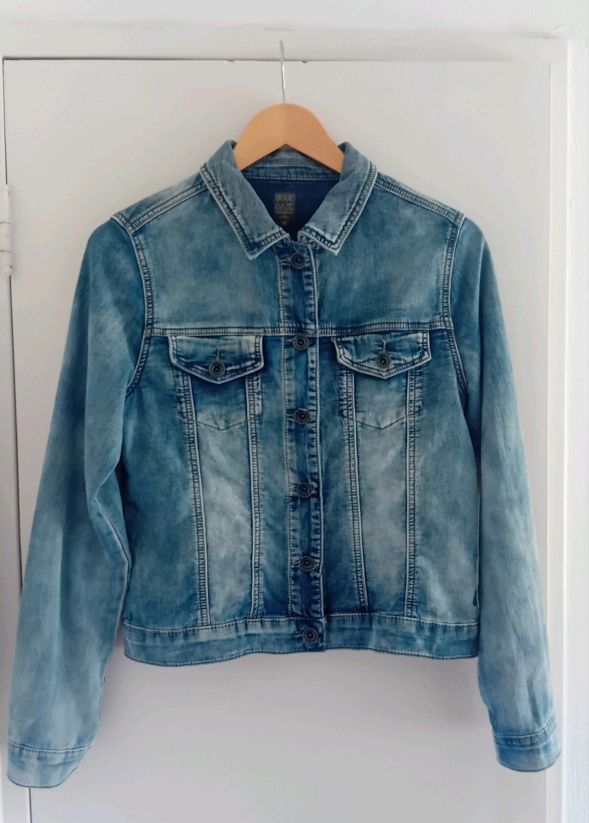 Summum Blue Daze jeans jasje denim stonewashed blauw 38, Maat 38/40 (M), Summum, Blauw, Ophalen of Verzenden