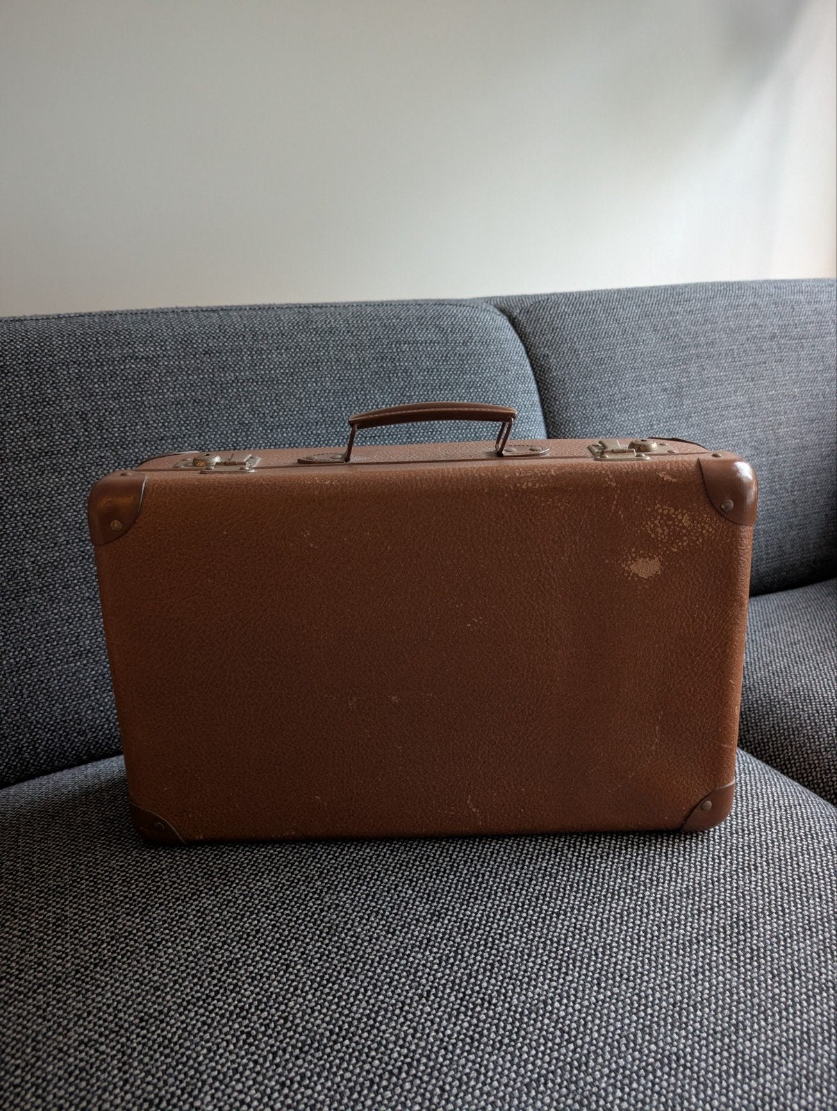 Originele Vintage Koffer | Bruin | Super Leuk Als Decoratie!, Huis en Inrichting, Woonaccessoires | Overige, Ophalen, Vintage