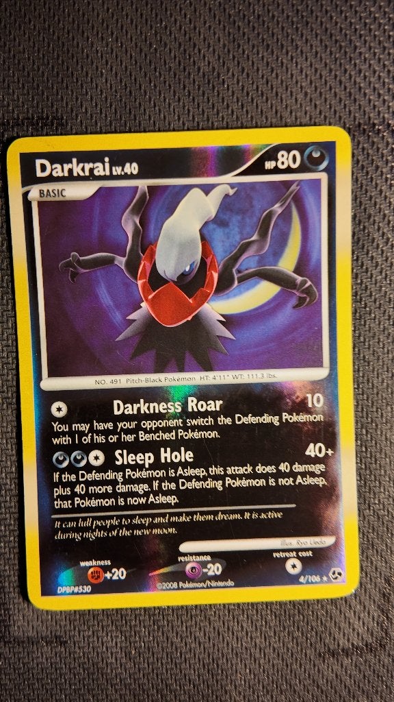 Darkrai 4 Great Encounters | Pokemon kaart, Ophalen, Zo goed als nieuw, Losse kaart, Foil