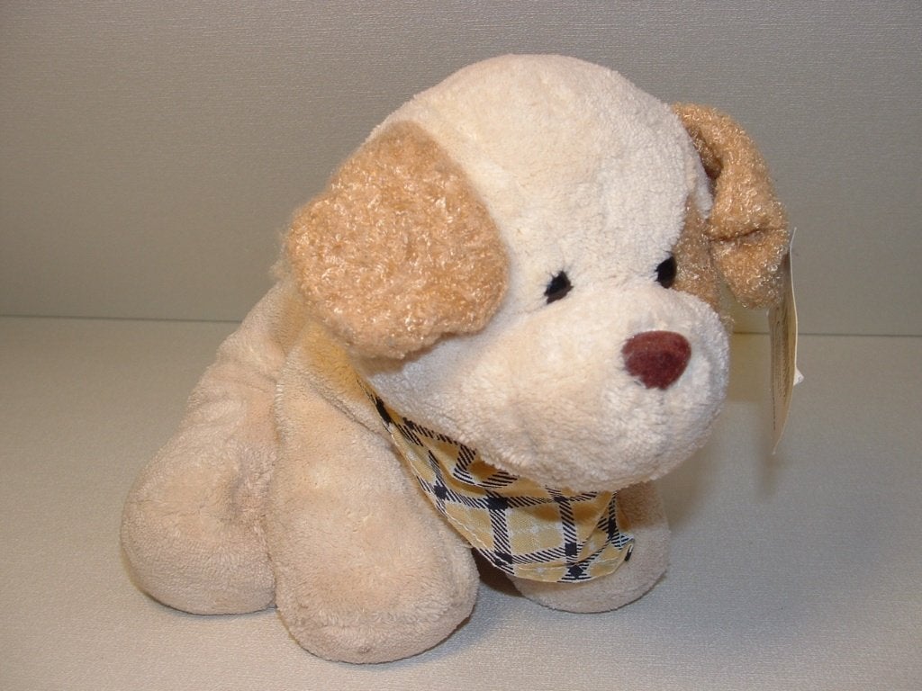 BOB DER BAR HOND ZACHTE BADSTOF ROOMWIT MET LICHTBRUINE, Verzenden, Nieuw, Hond