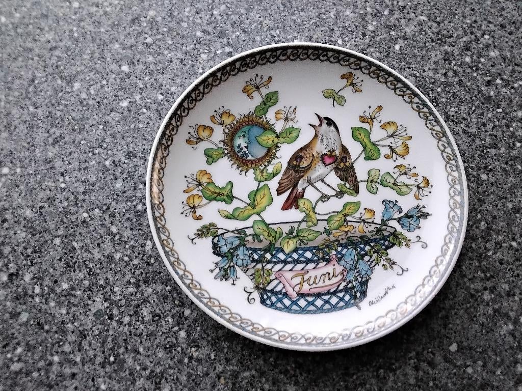 Vogelbord van de maand Juni Hutschenreuther, Ophalen of Verzenden, Zo goed als nieuw