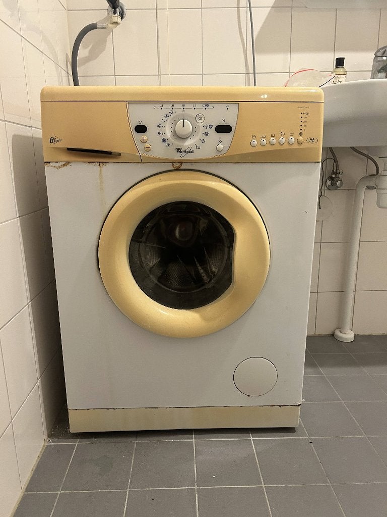 washing machine, Ophalen, 1200 tot 1600 toeren, 85 tot 90 cm