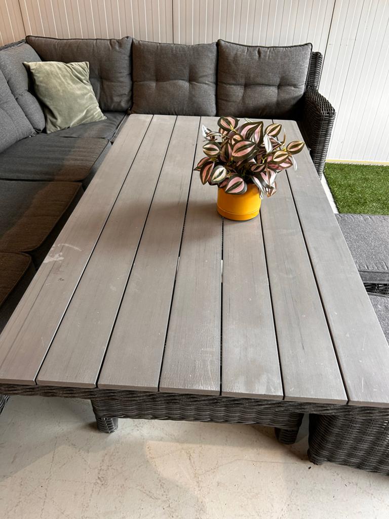 Garden Impressions Dining Loungeset - Zo goed als nieuw, Tuin en Terras, Tuinsets en Loungesets, ., Bank, Meer dan 8 zitplaatsen