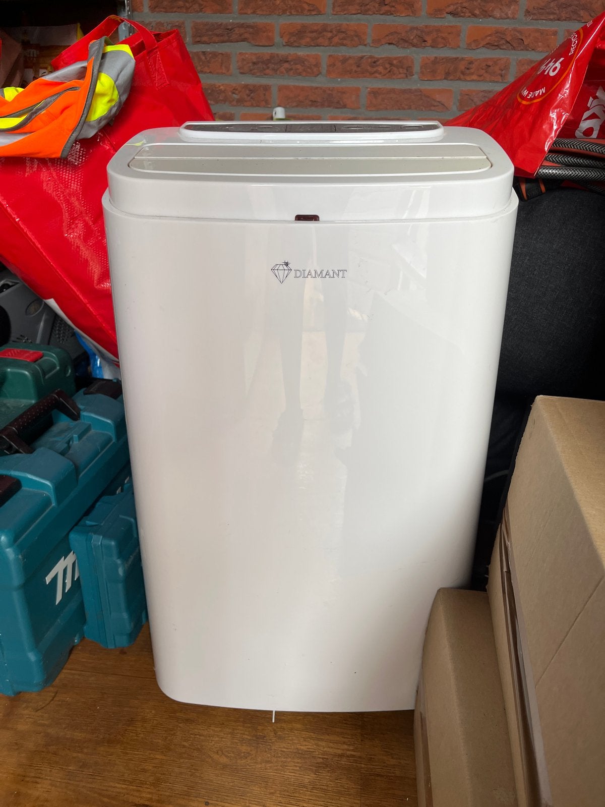 Diamant Mobiele Airco - Koelen en Ontvochtigen, Witgoed en Apparatuur, Airco's, Ophalen, Gebruikt, Minder dan 60 m³, Timer