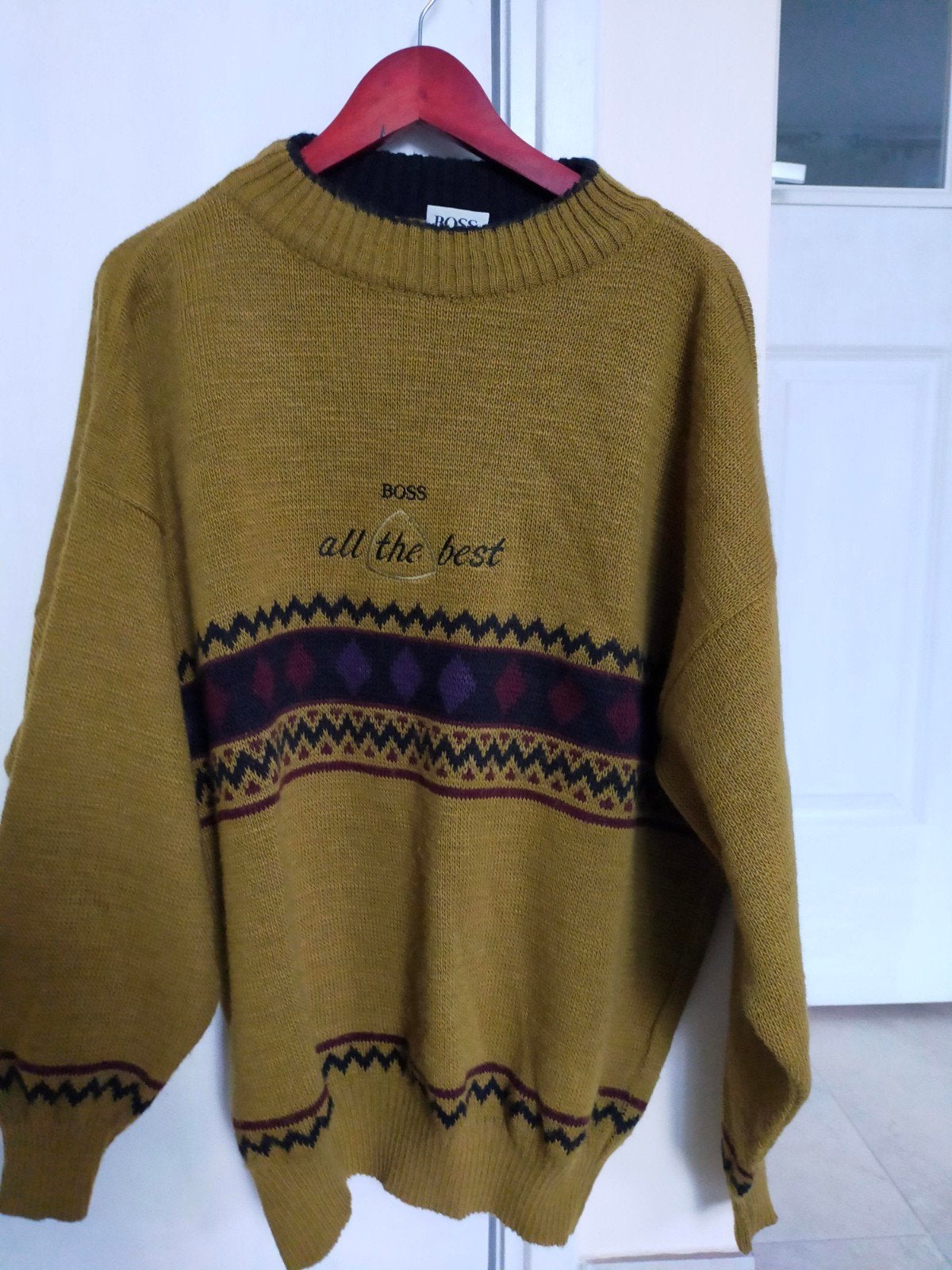 BOSS VINTAGE TRUI RETRO HIPPIE BOHO XL, Ophalen of Verzenden, Overige typen