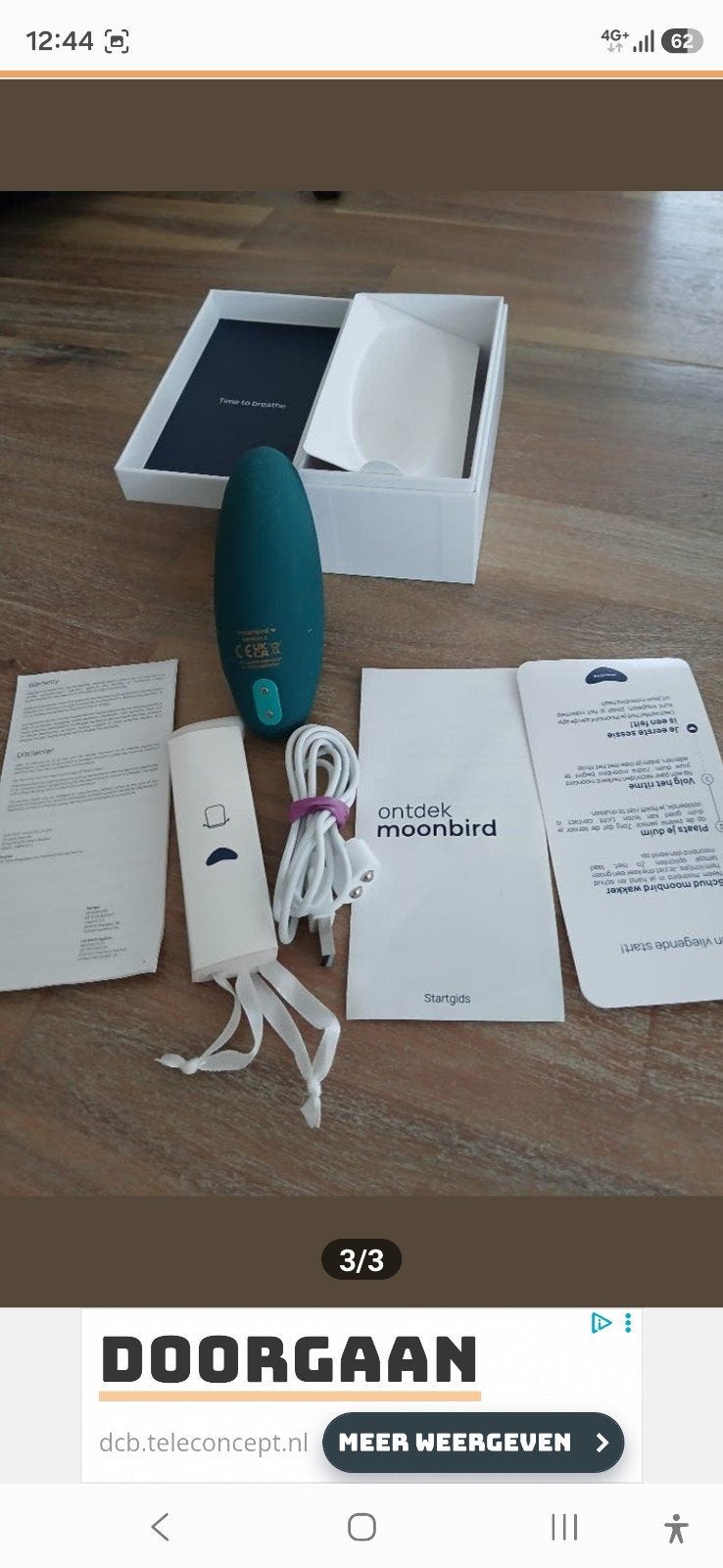 Moonbird ademhalingstool voor ontspanning en slaap, Ophalen of Verzenden
