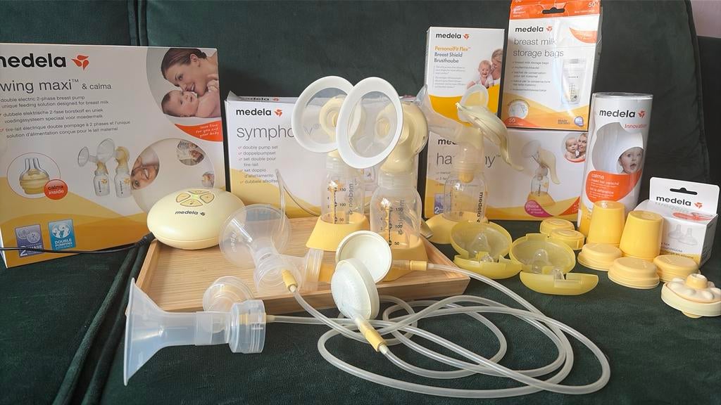 Elektrische Borstkolf Medela Swing maxi & Harmony handkolf, Kinderen en Baby's, Babyvoeding en Toebehoren, Ophalen, Zo goed als nieuw