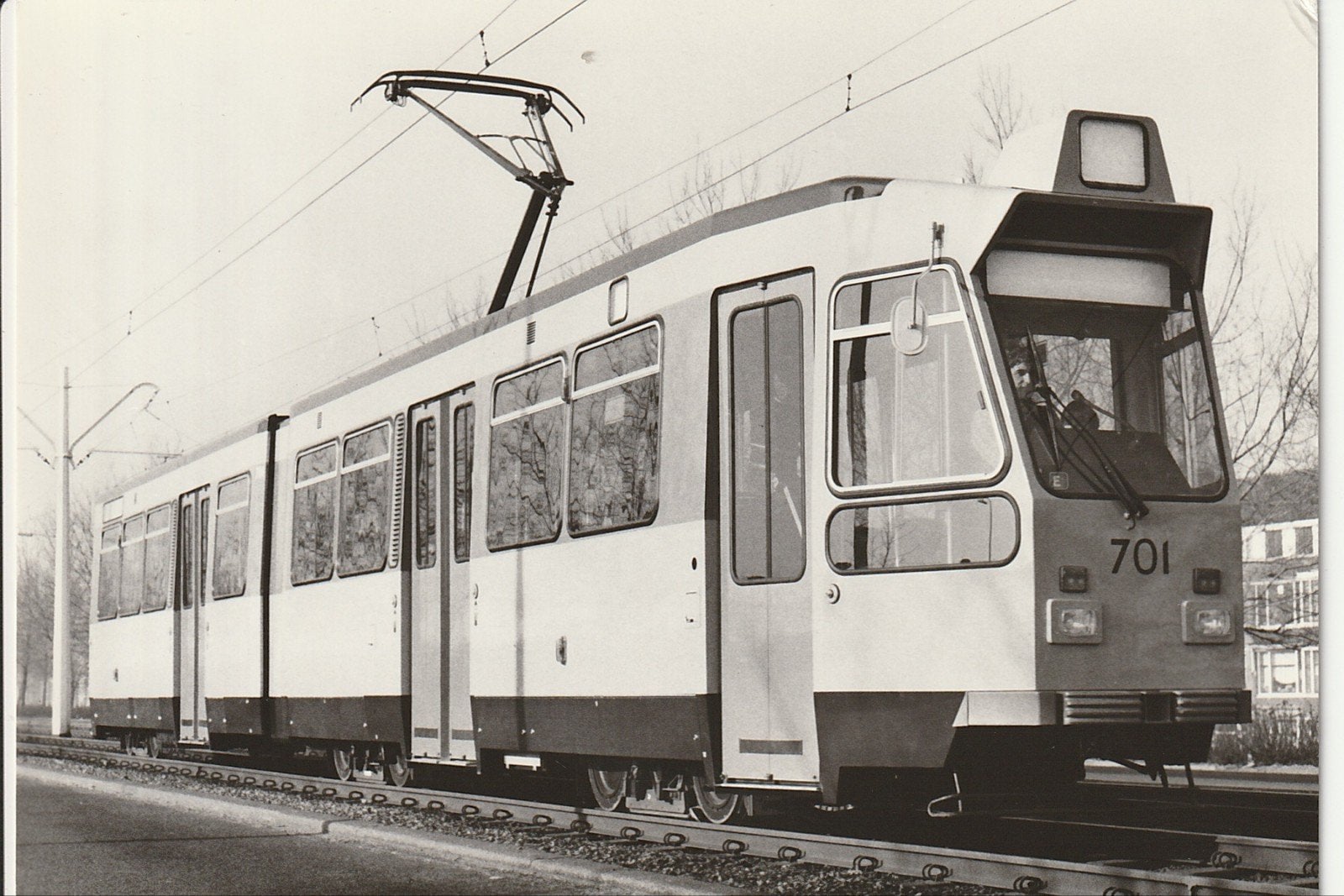 ROTTERDAM SCHIEDAMSEWEG GELEED TRAMRIJTUIG RET 701 TESTRIT, Ophalen of Verzenden, 1980 tot heden, Ongelopen, Zuid-Holland