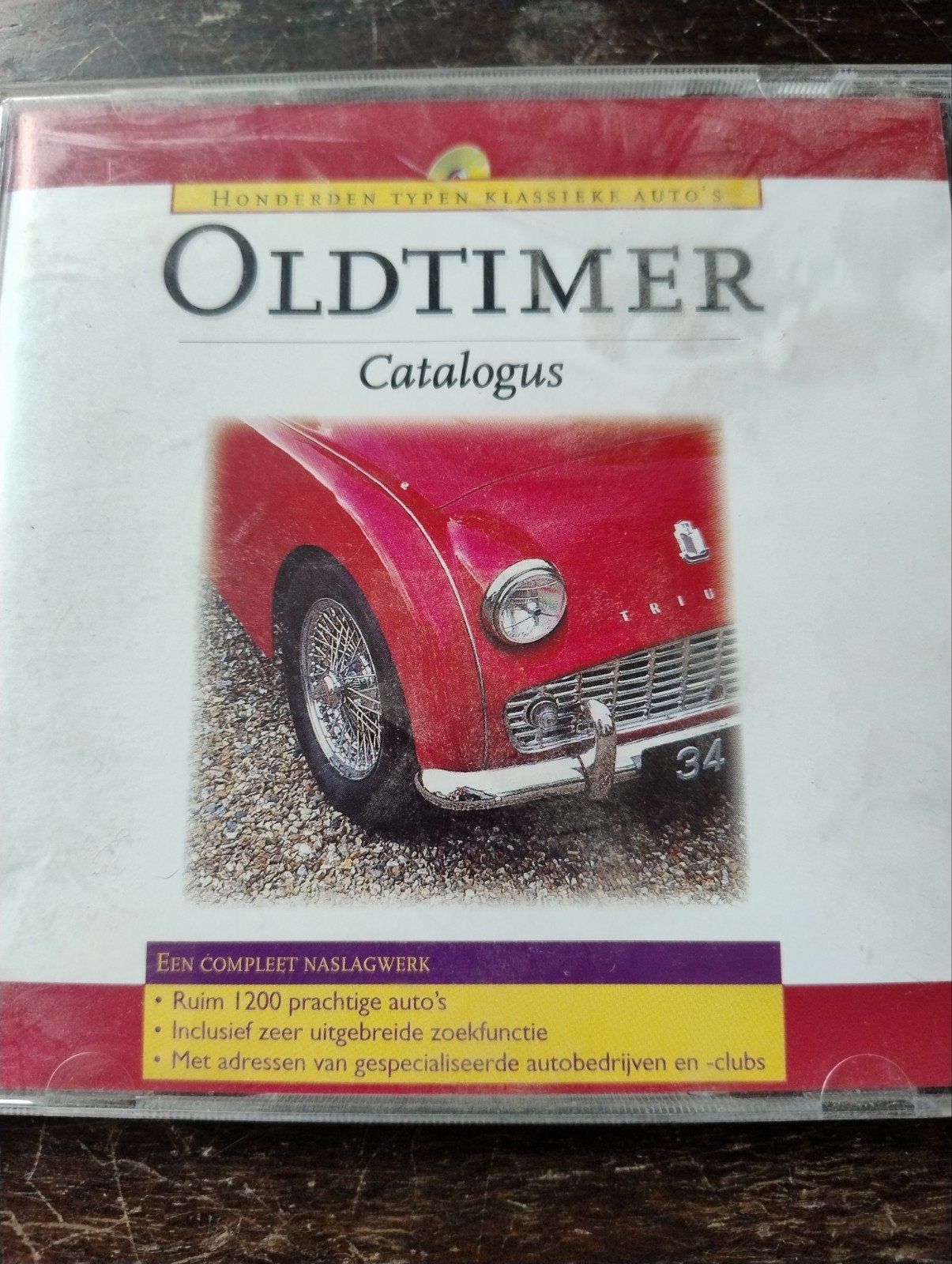 Oldtimer Catalogus CD-ROM - Ruim 1200 Klassieke Auto's, Ophalen of Verzenden, Zo goed als nieuw, Elmar Multimedia B.V., Catalogus
