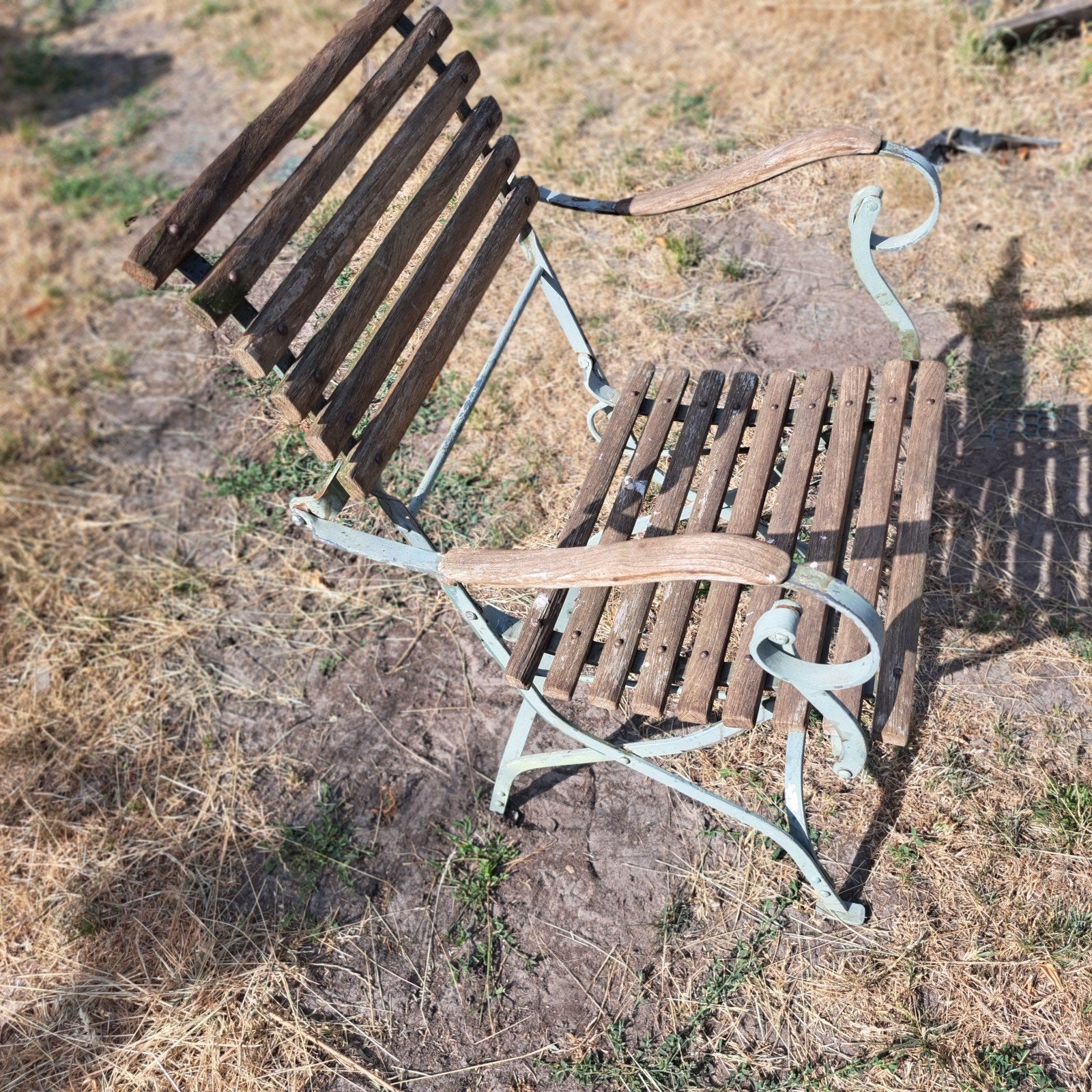 Tuinstoelen., Ophalen, Metaal