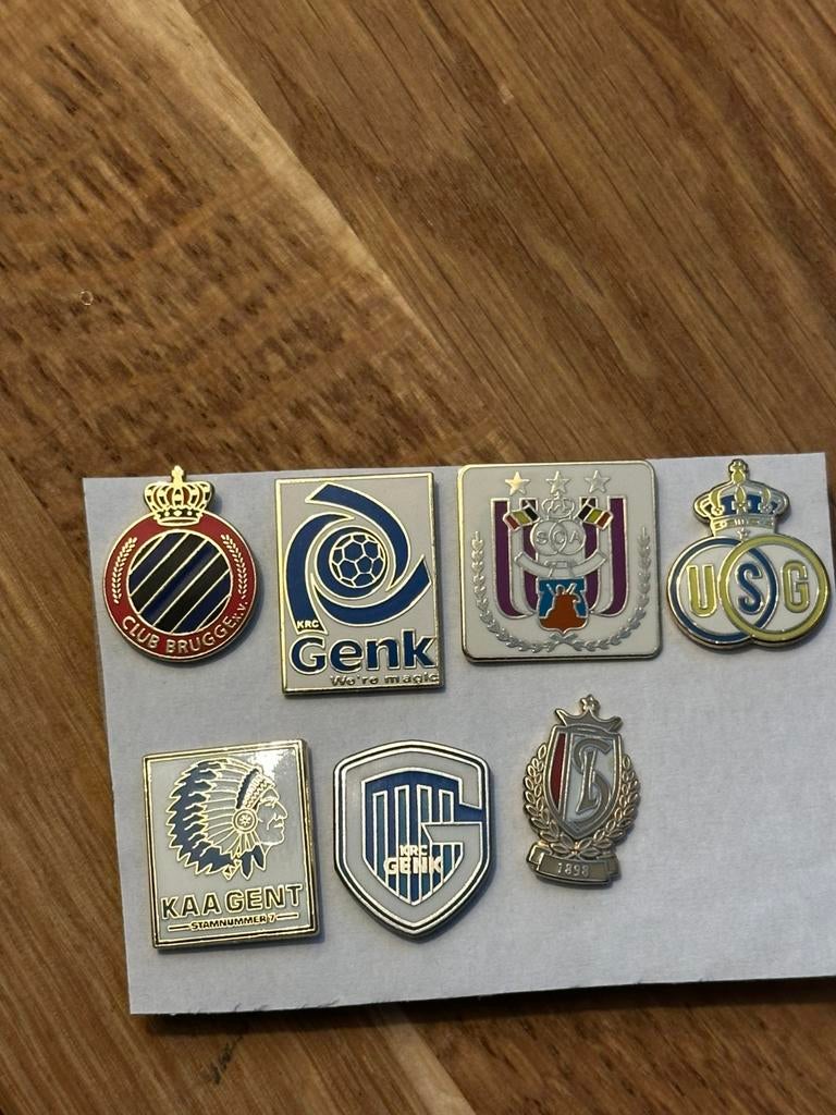 Voetbal speldjes Belgie per stuk €5, Verzamelen, Ophalen of Verzenden, Zo goed als nieuw, Sport