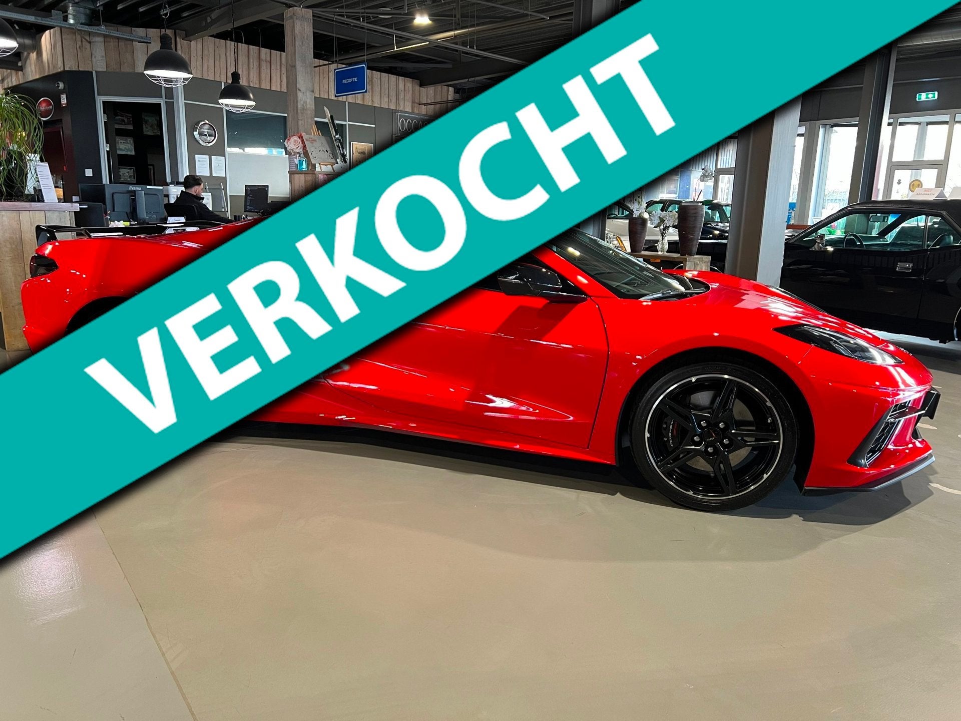 Chevrolet USA Corvette Convertible 6.2 Stingray C8, Automaat, Achterwielaandrijving, Gebruikt, Leder en Stof