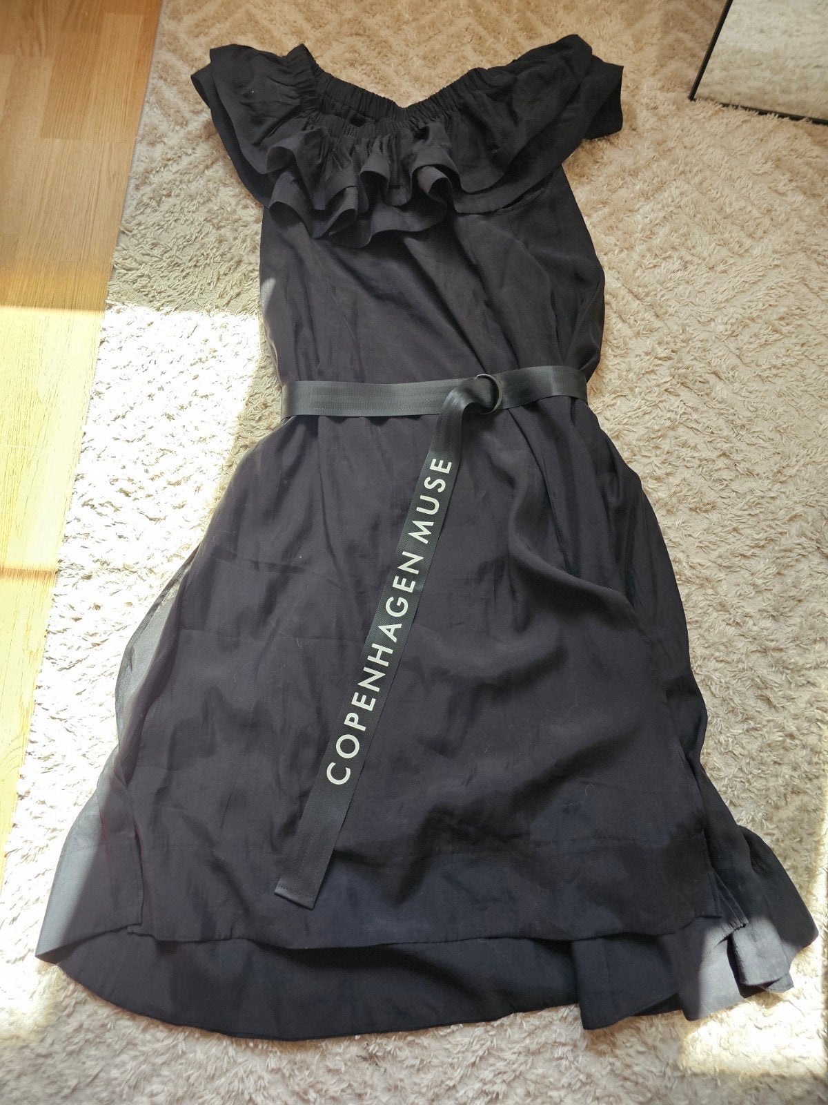 Jurk Copenhagen Muse maat M., Kleding | Dames, Copenhagen Muse, Zwart, Zo goed als nieuw, Onder de knie