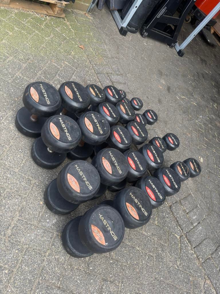 Hastings Dumbbellset 2-30 kg (stappen van 2,5 kg vanaf 20 kg
