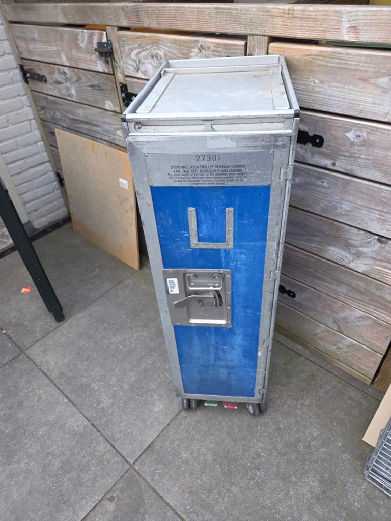 Vintage Vliegtuig Trolley - Uniek Design, Verzamelen, Luchtvaart en Vliegtuigspotten, Gebruikt, Overige typen, Ophalen