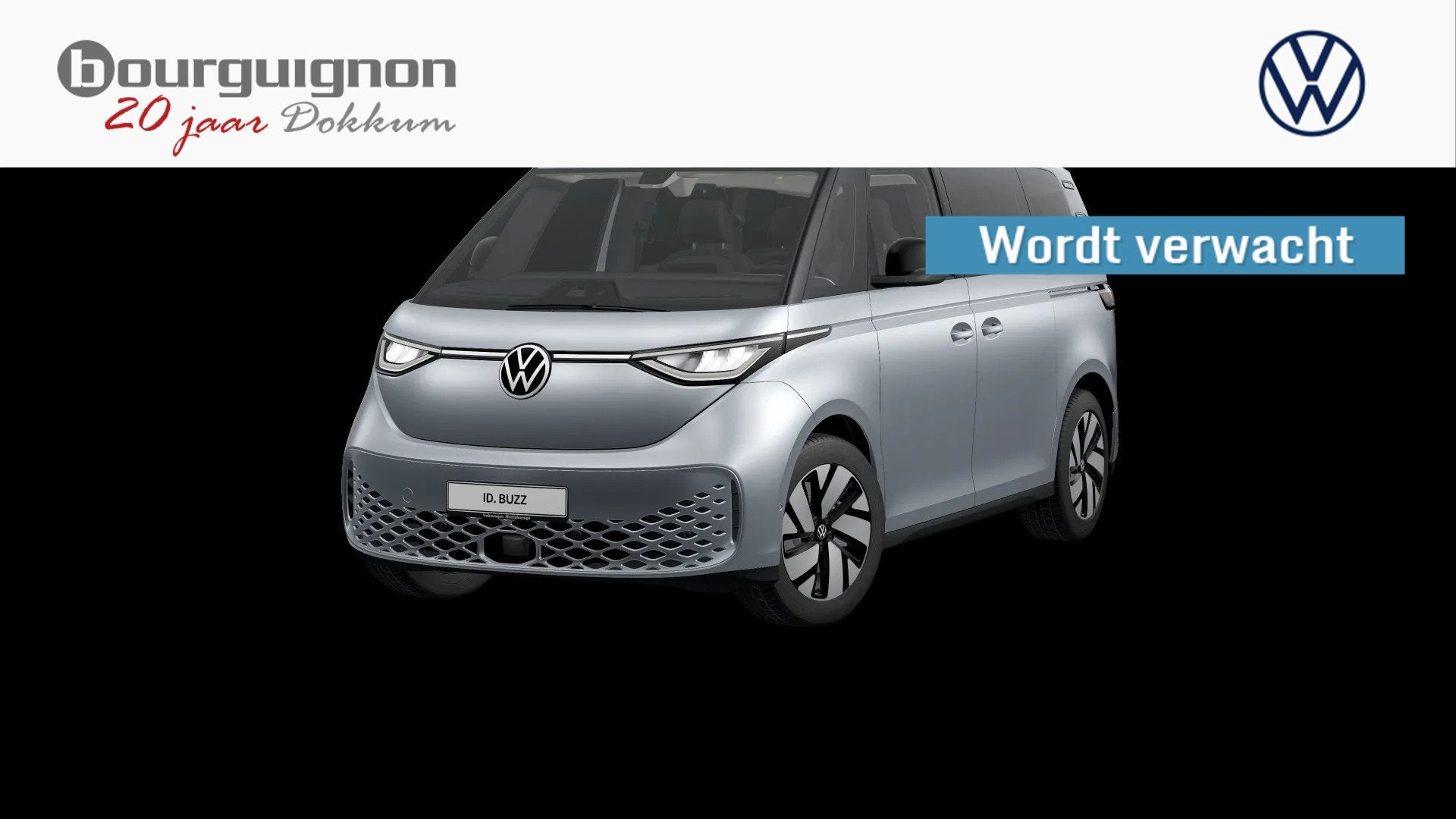 Volkswagen ID. Buzz Pro 77kWh | Wordt verwacht | LED | 360 c, Auto's, Gebruikt, Zwart, 420 min, 204 pk