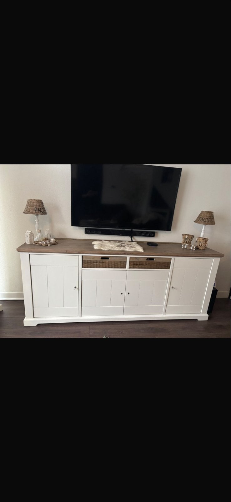 Stijlvol dressoir met opbergruimte, Huis en Inrichting, Ophalen, Gebruikt, 150 tot 200 cm, 25 tot 50 cm