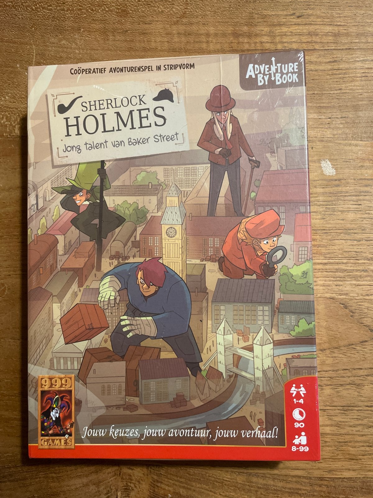 Sherlock Holmes: Jong Talent van Baker Street (999 Games), Hobby en Vrije tijd, Gezelschapsspellen | Bordspellen, Een of twee spelers