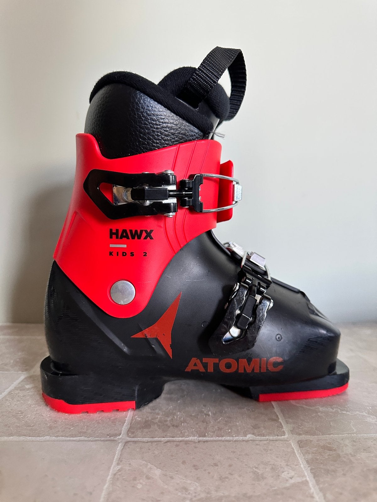 Atomic Hawx Kids 2 skischoenen - Maat 19/19.5 (maat 29/30), Sport en Fitness, Gebruikt, 100 tot 140 cm, Schoenen, Ophalen of Verzenden