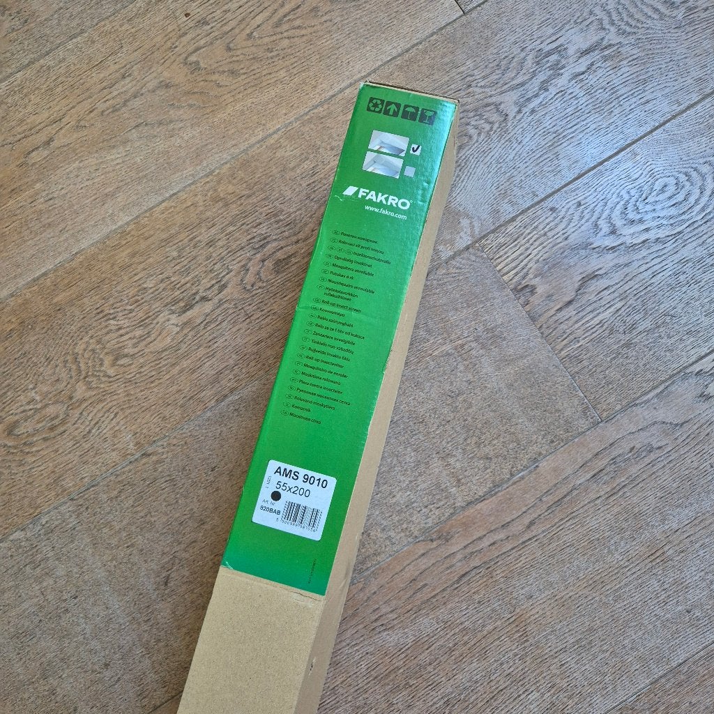 Fakro AMS Insectenhor 55x200 cm aluminium wit, Ophalen, Minder dan 80 cm, Overige typen, Nieuw