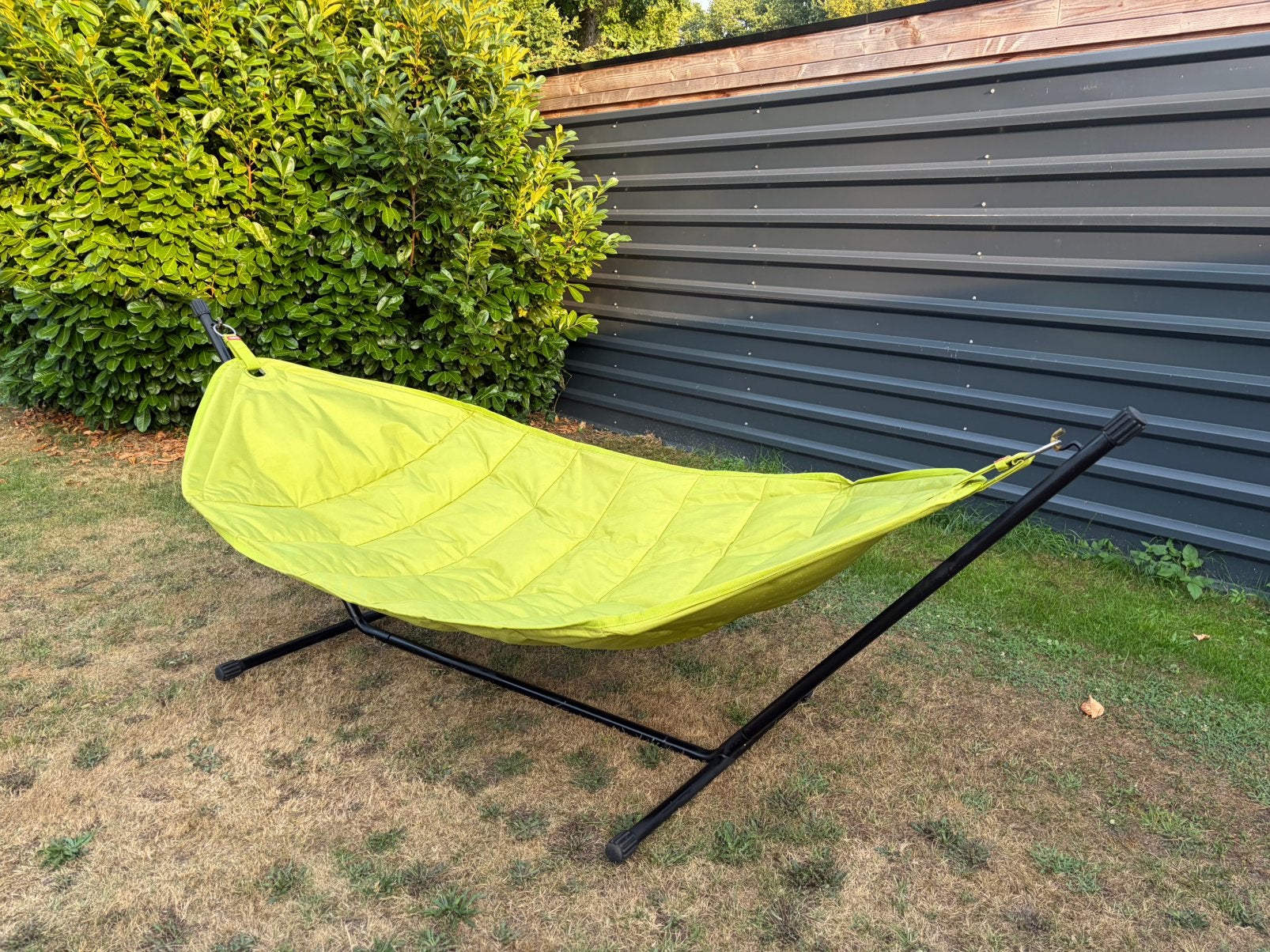 Fatboy Headdemock hangmat, lime groen met zwart frame., Ophalen, Zo goed als nieuw