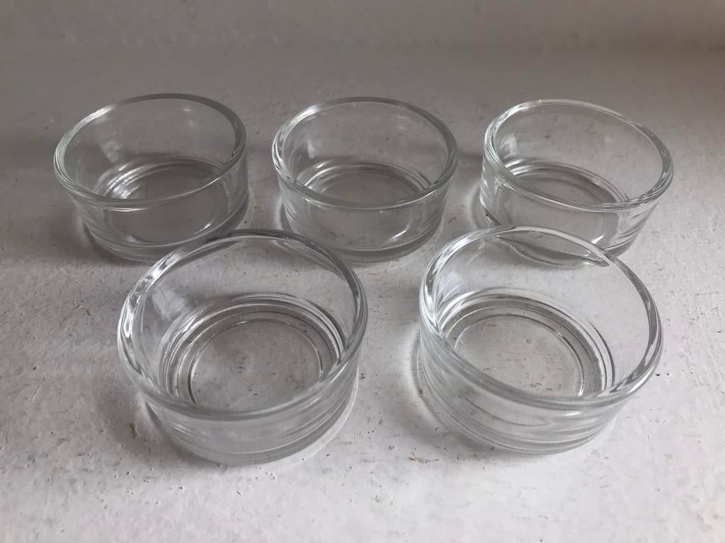 Waxinelichthouders glas, Ophalen of Verzenden, Glas