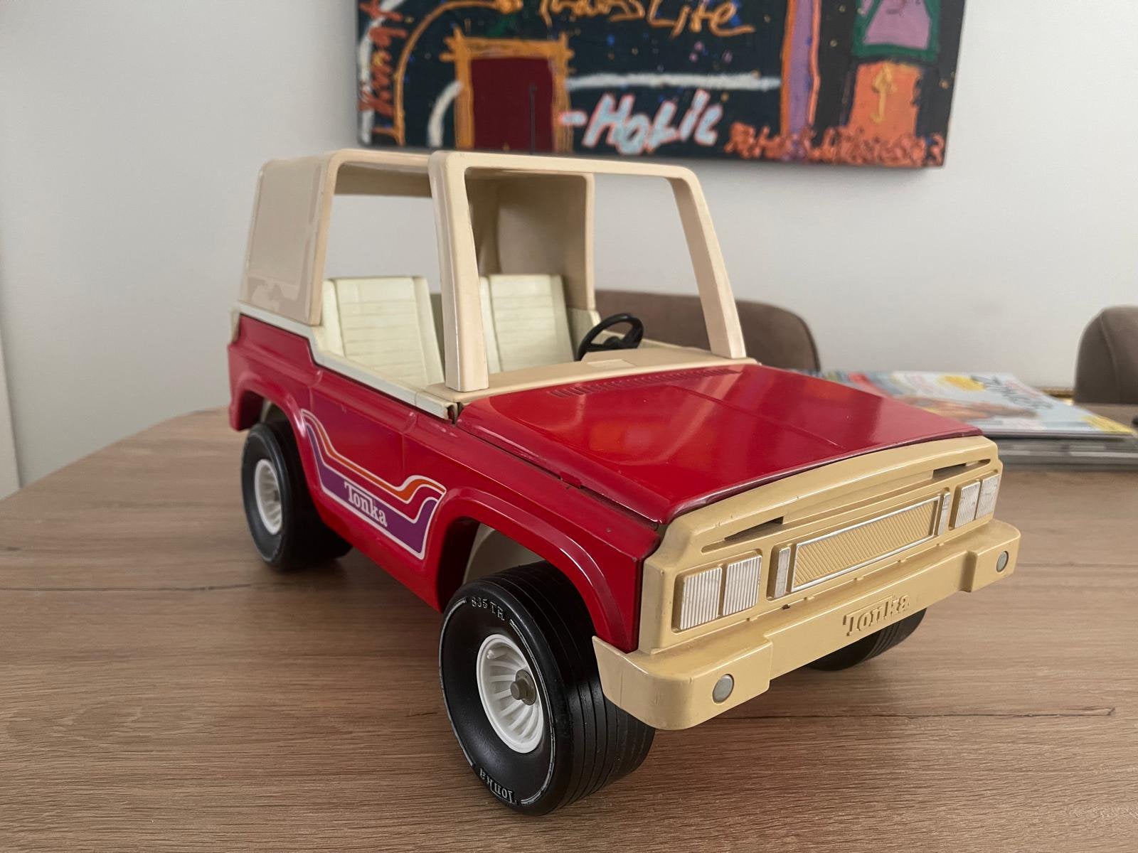 Tonka jeep, 835 tr, Ophalen of Verzenden, Gebruikt, Auto, Overige merken