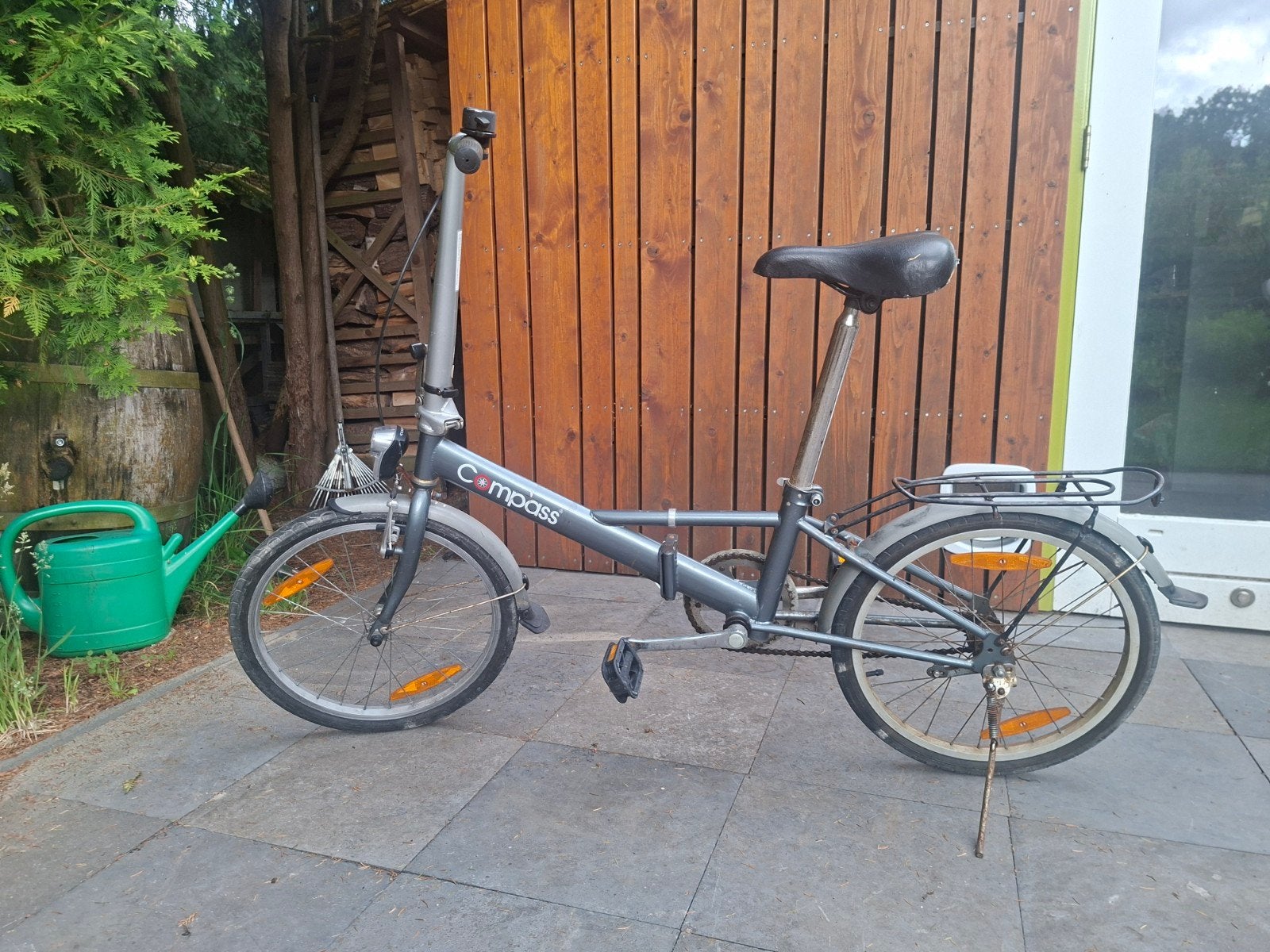 Compass vouwfiets in prima staat, Gebruikt, Velgrem, Ophalen, Overige merken