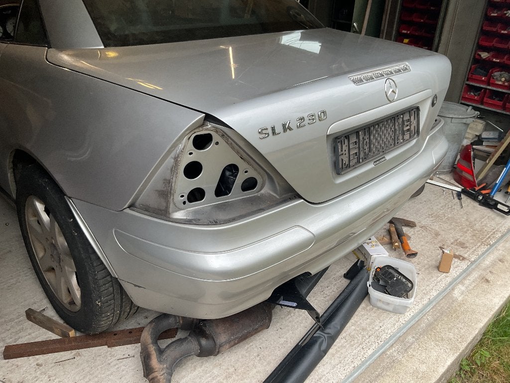 Achterbumper slk r170, Ophalen, Gebruikt, Voor, Mercedes-Benz