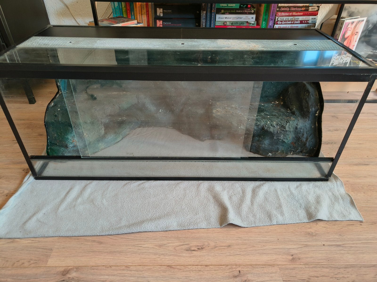 Eenvoudig terrarium 100x40x40, Dieren en Toebehoren, Reptielen en Amfibieën | Toebehoren, Gebruikt, Terrarium of Paludarium, Ophalen
