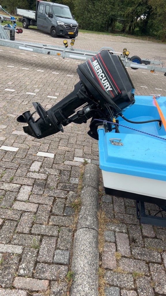 Klein bootje met trailer en motor, Ophalen, Heemskerk, Beekman, Gebruikt