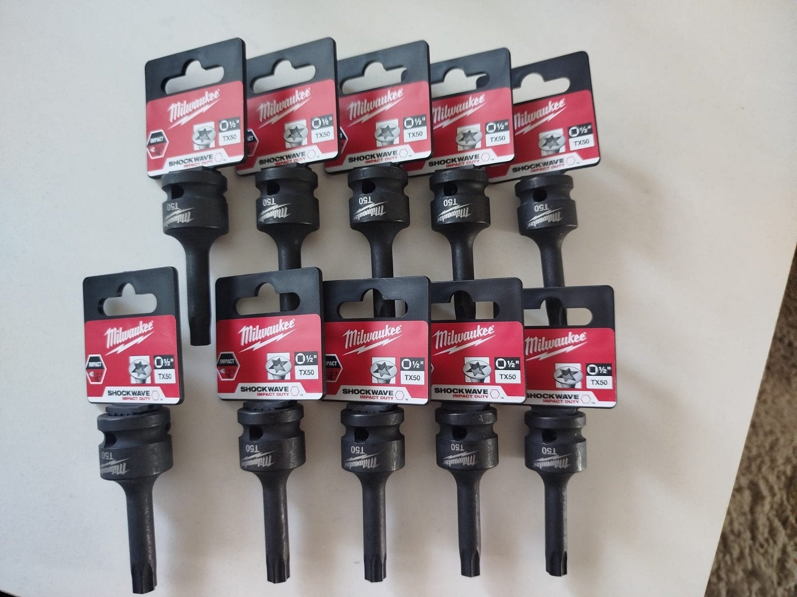 Milwaukee Shockwave Impact Duty TX50 Bit, Doe-het-zelf en Verbouw, Gereedschap | Handgereedschap, Ophalen of Verzenden, Nieuw