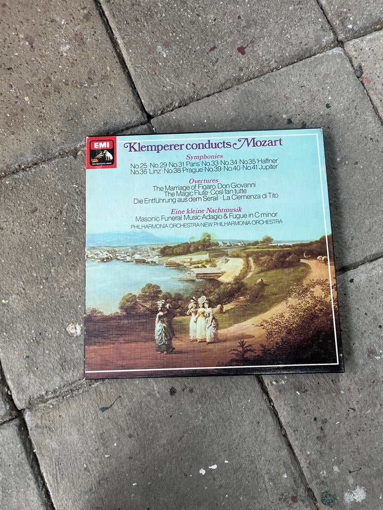 Klemperer conducts Mozart Symphonies - Klassieke LP Boxset, Ophalen of Verzenden, Zo goed als nieuw, Orkest of Ballet, 12 inch