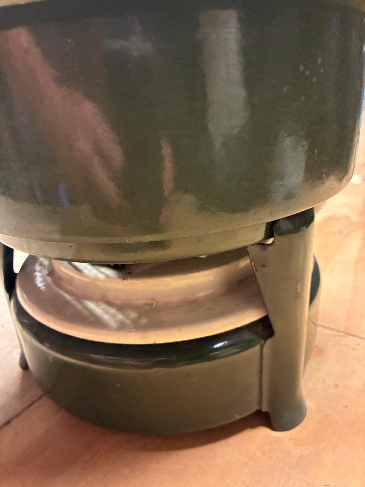 Vintage Groene petroleum stel, Ophalen