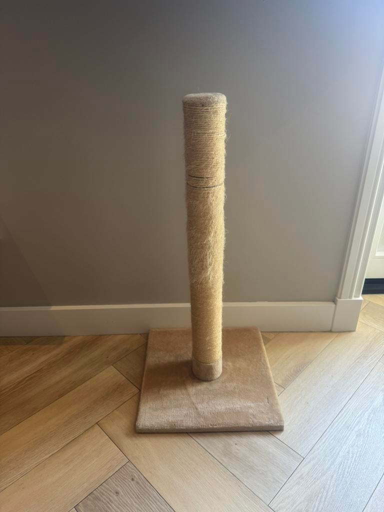 Krabpaal XXL 100 cm beige voor kat, Ophalen, Zo goed als nieuw, Krabpaal