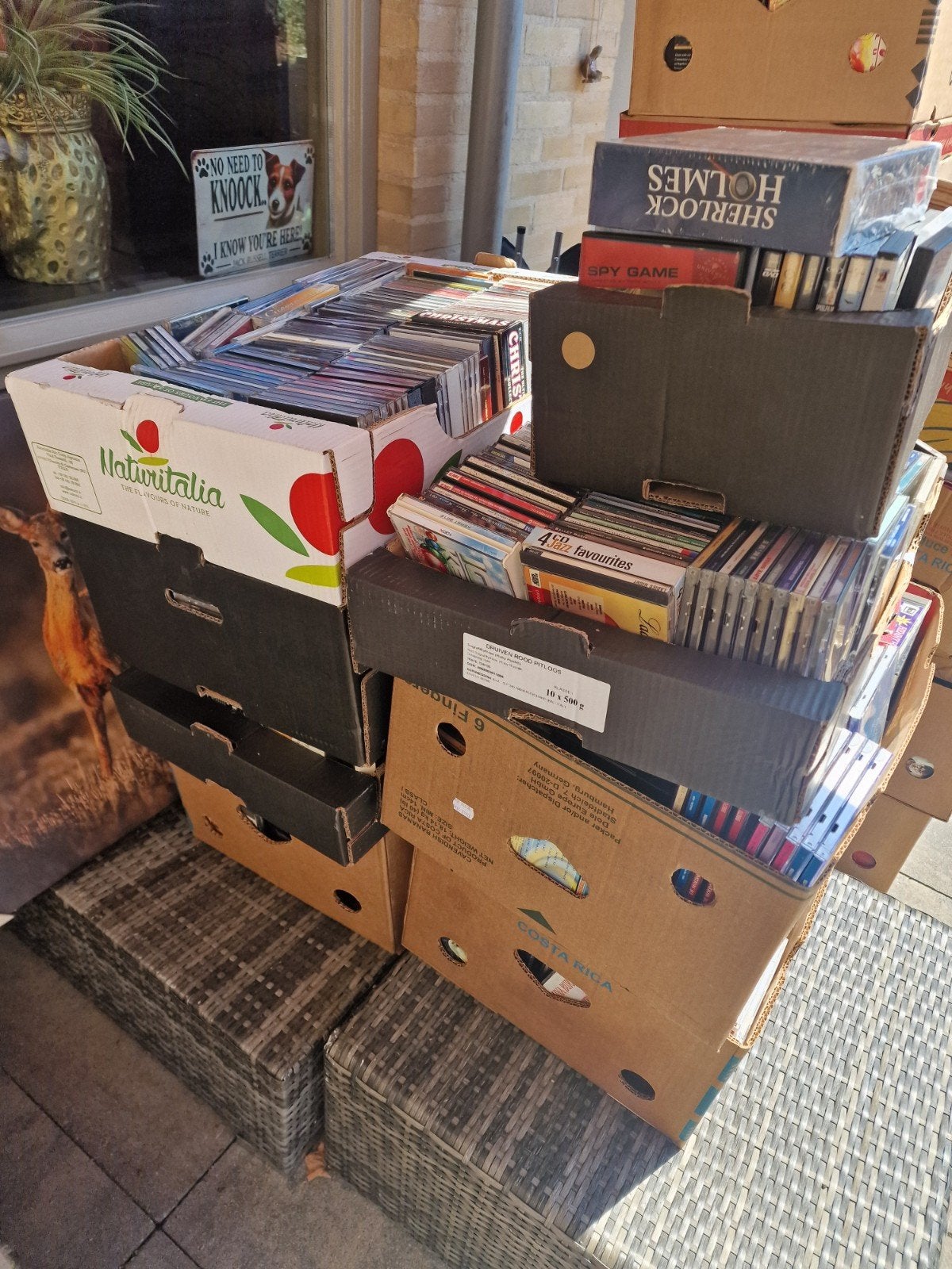 grote partij dvds en cd's ook nieuw!, Ophalen, Zo goed als nieuw
