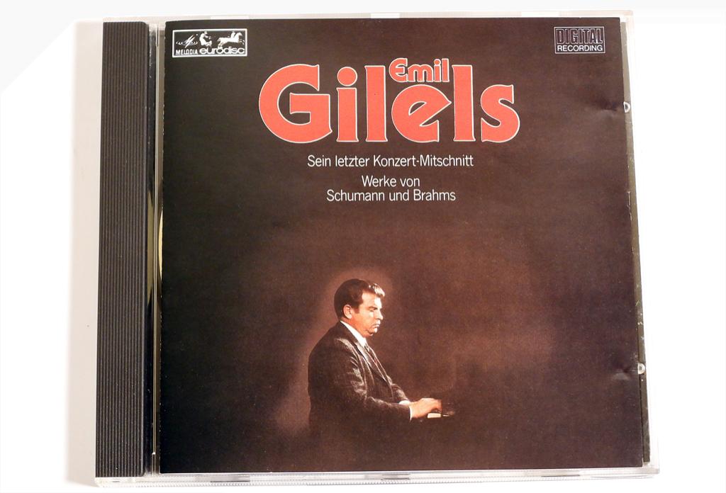 CD Emil Gilels last concert rec Schumann Brahms Sonopress WG, Ophalen of Verzenden, Classicisme, Zo goed als nieuw, Orkest of Ballet