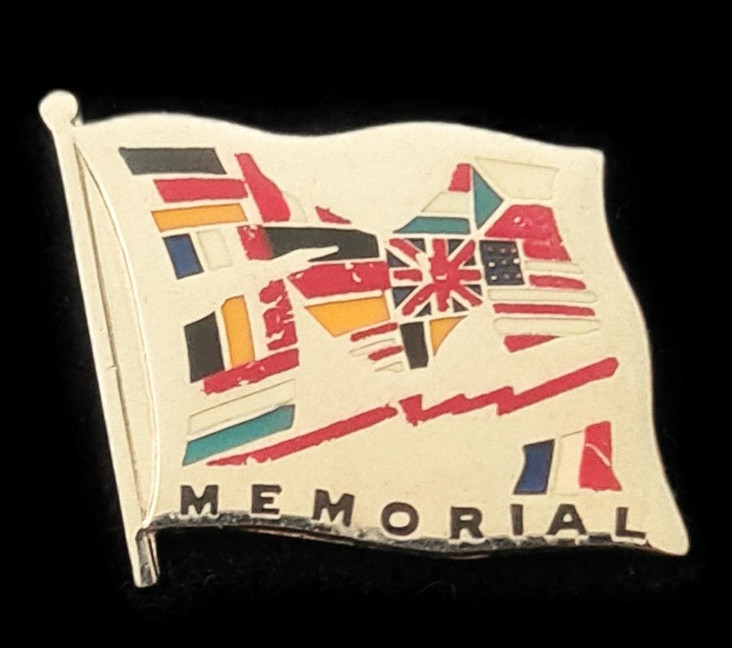 Memorial vlag 1944 pin, Verzamelen, Verzenden, Nieuw, Overige onderwerpen, Speldje of Pin