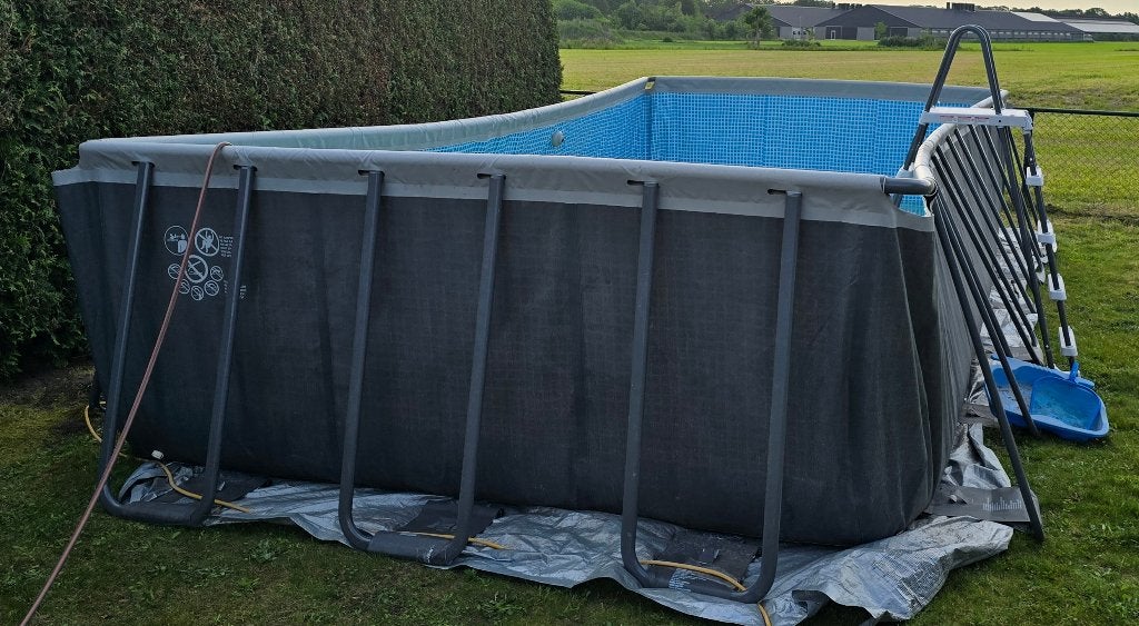 Intex zwembad 732x366x132, 300 cm of meer, Zo goed als nieuw, Rechthoekig, Ophalen