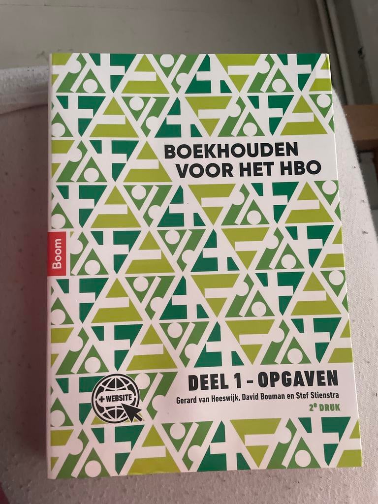 Boekhouden voor het HBO - Deel 1 Opgavenboek, Boeken, Studieboeken en Cursussen, Ophalen of Verzenden, Gamma, Gelezen, HBO