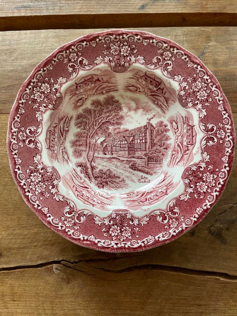 Grindley English Country Inns 'The Talbot' diep bord 23 cm, Ophalen of Verzenden