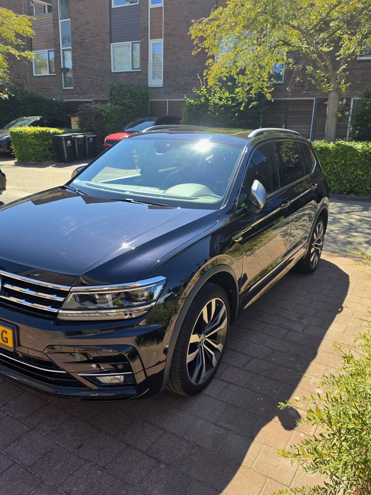 Volkswagen Tiguan 2.0 TSI 220pk 4MOTION 7-DSG 2019 Zwart, Auto's, Volkswagen, Automaat, Zwart, 4 cilinders, 1984 cc