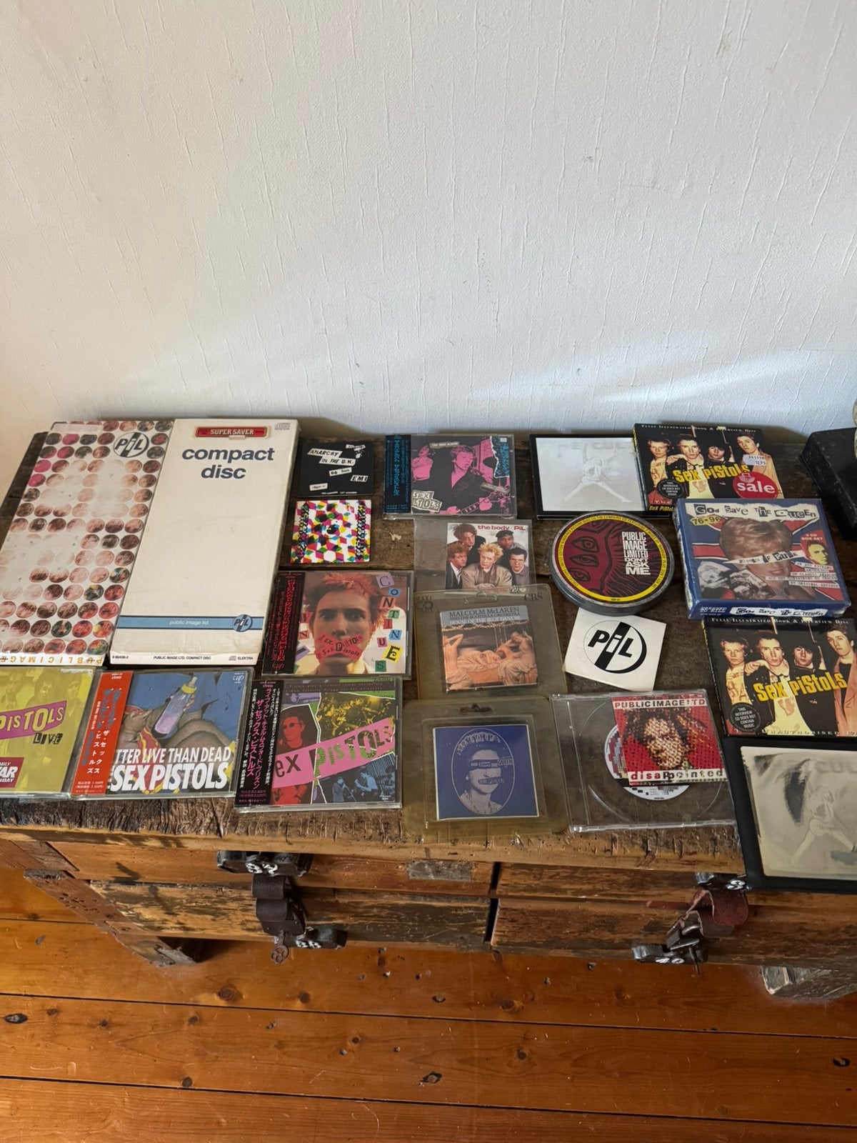 Unieke vintage verzameling punk cd's P.I.L , Sex Pistols etc, Ophalen of Verzenden, Zo goed als nieuw