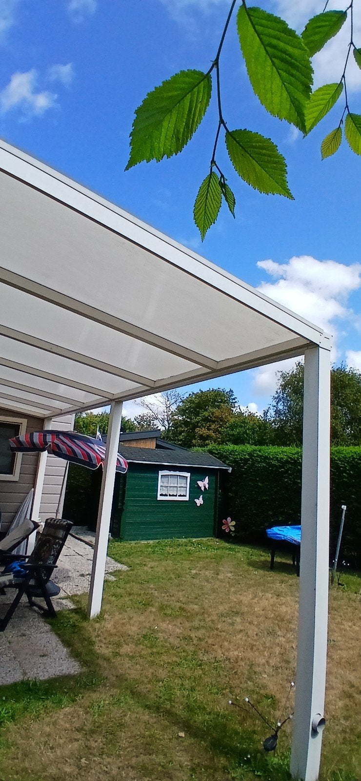 Aluminium Overkapping 600x250 cm - Verasol, Tuin en Terras, Overkappingen, Gebruikt, Ophalen