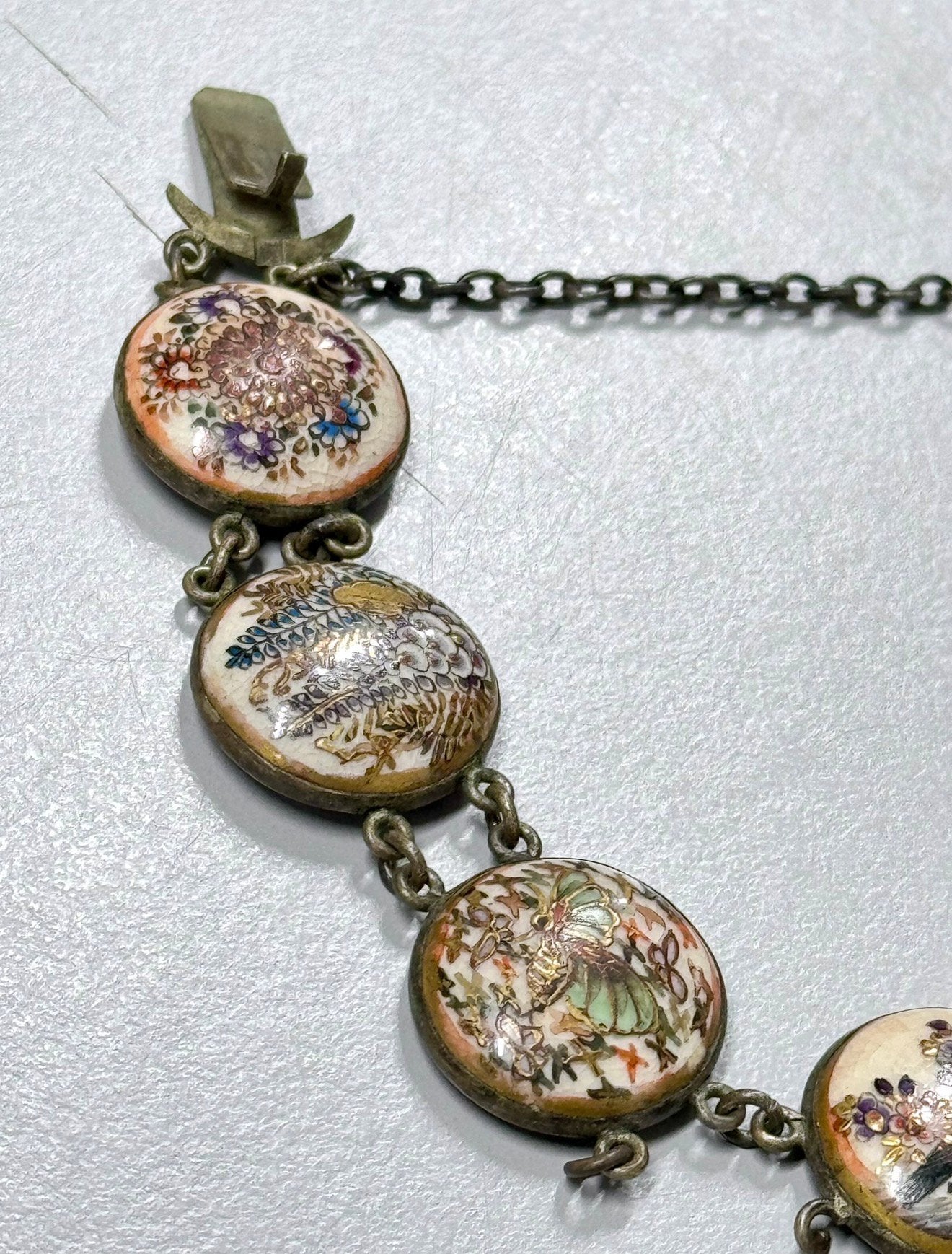 Antieke Satsurnawear armband antiek bracelet Japanese Meiji, Ophalen of Verzenden, Armband
