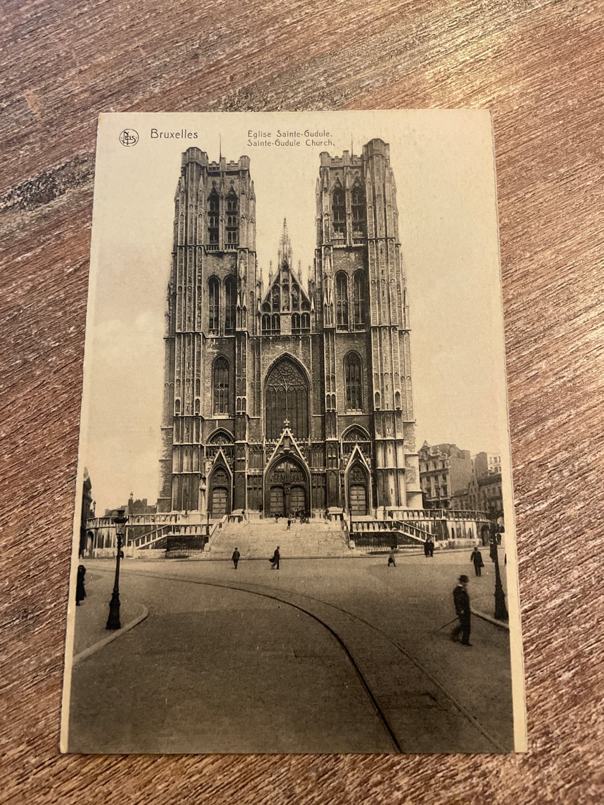 Oude Postkaart Brussel - Sint-Michiels en Sint-Goedelekathed, Ophalen of Verzenden, Voor 1920, Ongelopen, Brussel (Gewest)