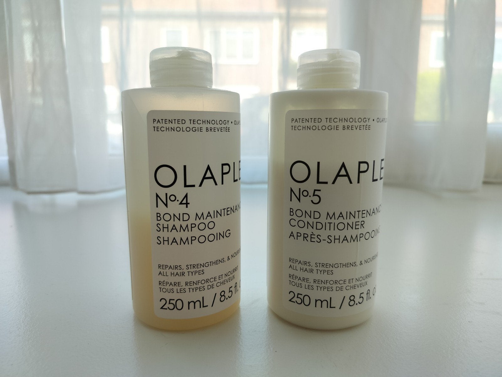 Olaplex set (nog 115 en 175 ml) no 4&5 shampoo & conditioner, Sieraden, Tassen en Uiterlijk, Uiterlijk | Haarverzorging, Zo goed als nieuw