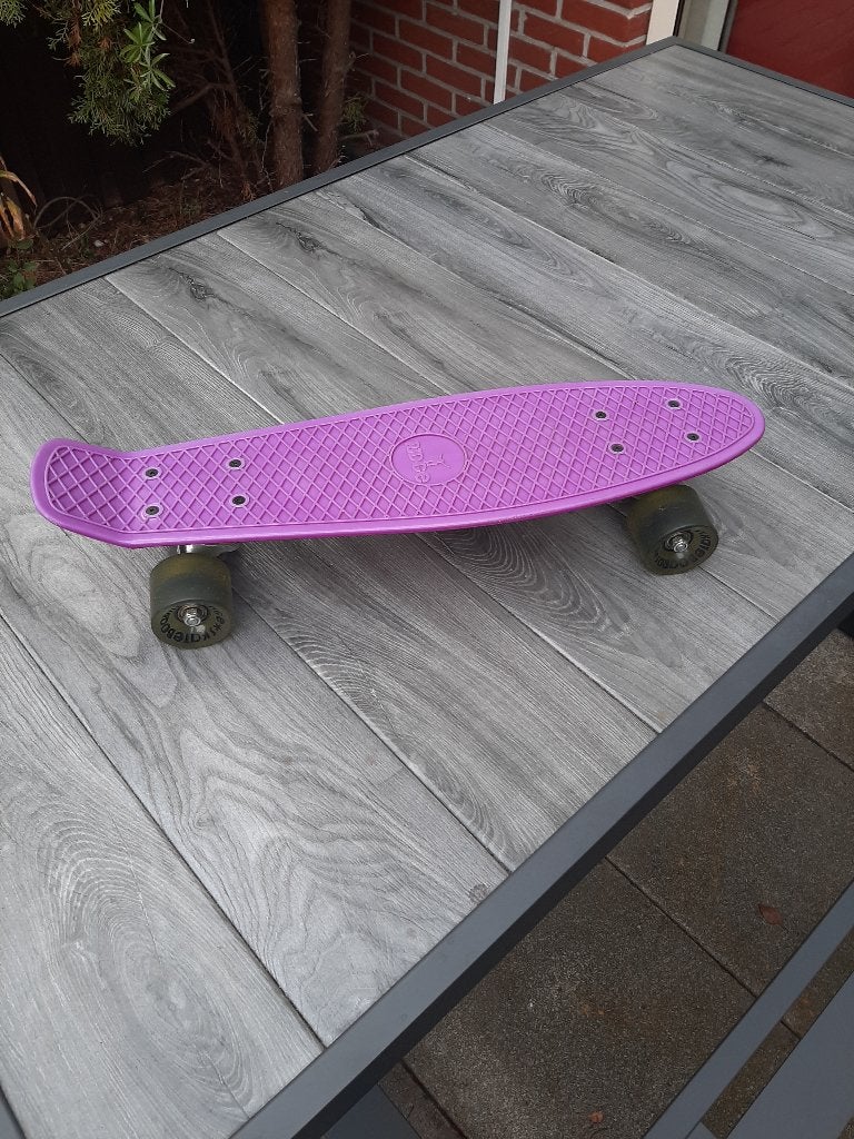 RIDGE skateboard - klein, licht en paars, Sport en Fitness, Skateboarden, Ophalen, Gebruikt, Skateboard